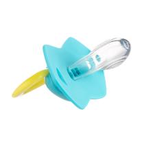 Canpol Комплект силиконови залъгалки със симетрична форма 2 бр, Neon Love 6-18 м blue