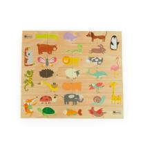 Дървено Домино пъзел Животни Andreu toys 