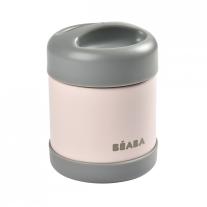 BEABA Контейнер/термос за храна от неръждаема стомана, 300 мл dark mist/light pink