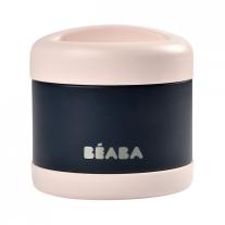 BEABA Контейнер/термос за храна от неръждаема стомана, 500 мл light pink/dark blue