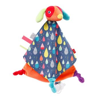 babyFEHN - Кърпа за гушкане куче делукс Color Friends