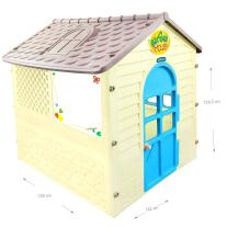 Детска къща с дъска за рисуване Mochtoys