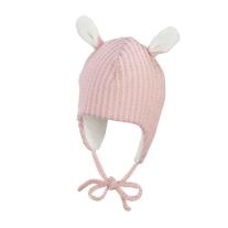 Sterntaler Зимна детска шапка, тип ушанка с мека плюшена подплата и уши на зайче, 4402036-707
