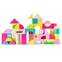Конструктор Тренди - цветен, 50 части Woodyland