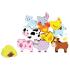 Дървена игра за баланс, Ферма с животни Lelin Toys