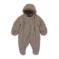 Sterntaler Страхотен космонавт за бебе с мека подплата и качулка "Рошаво моче" в кафяв цвят