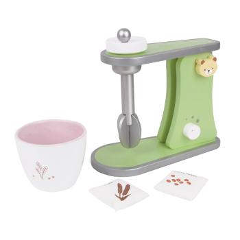 Classic World Дървена играчка за деца, Миксер - зелен