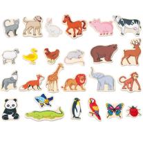 Tini Toys, Дървени магнити Животни
