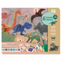 Djeco - Творчески комплект с много активности - Светът на динозаврите