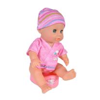 Moni Toys Кукла 31 см пишкаща с легло и стол за хранене - 8295