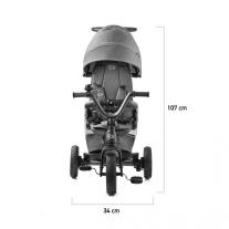 Триколка KinderKraft EASYTWIST, Сива