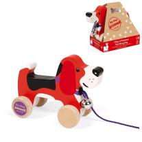 Janod Детска играчка за дърпане - Моето куче - Бигъл