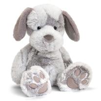 Keel Toys, Куче, плюшена играчка за гушкане, 18 см сиво