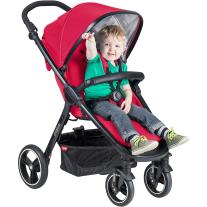 Phil & Teds Количка Smart V3, червена