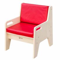 Classic world - Дървено тапицирано столче