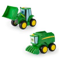 John Deere Фермери приятели (2 играчка комплект) - Johnny трактор и Corey комбайн 47193