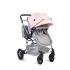 Moni Комбинирана детска количка Ciara розова