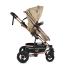 Moni Комбинирана детска количка Gigi с люлеещ механизъм бежова