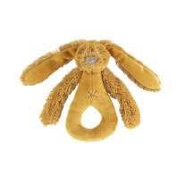 Happy Horse плюшена играчка - дрънкалка зайчето Richie жълто 18 см