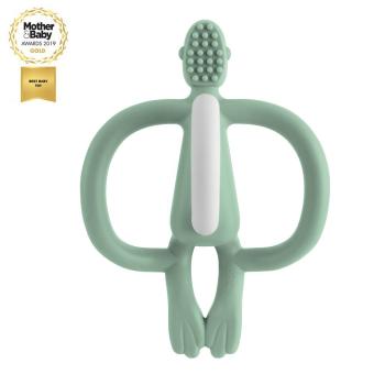 Matchstick Monkey Monkey Teether чесалка с апликатор - Mint Green