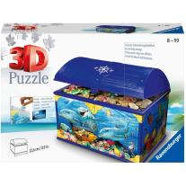 Ravensburger 3D Пъзел 216 ел. - Кутия със съкровища: Подводен свят