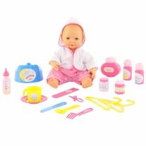 Polesie Toys Комплект за грижа за бебе Nanny