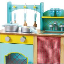 Детската дървена кухня голяма с аксесоари Прованс Andreu toys