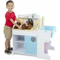 Melissa & Doug - Дървен център за грижа за куклите - 3 в 1