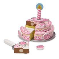 Melissa & Doug - Дървена торта за рожден ден - Двуетажна