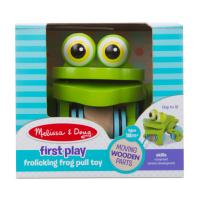 Melissa & Doug - Дървена играчка за дърпане - Жаба