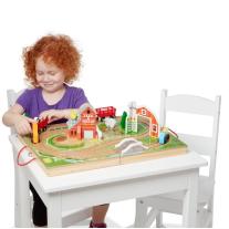 Melissa & Doug - Дървен комплект в куфарче - Ферма