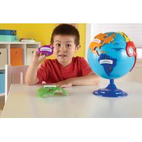 Learning Resources Детски пъзел - Глобус с континенти