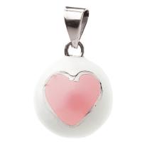 Bola Медальон за бременни Бола - бяло с розово сърце