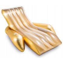 INTEX Надуваем блестящ златен шезлонг