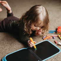 Jaq Jaq Bird: Блокче за рисуване с тебешири - Purse