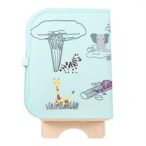 Jaq Jaq Bird: Сгъваема преносима черн дъска/ подложка - Сафари