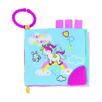 Kikka Boo Образователна книжка с чесалка Happy Unicorn