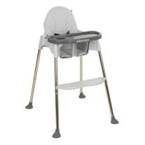 Kikka Boo Детски стол за хранене Sky-High, сив