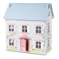Bigjigs - Дървена куклена къща - Къщата с бръшляна