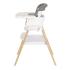 Стол за хранене и шезлонг Tutti Bambini Nova Set White/Oak