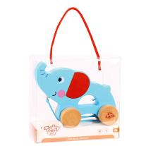 Tooky Toy, Дървена играчка за дърпане, Слонче