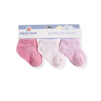 KIKKA BOO Бебешки Памучни Чорапи Терлички SOLID PINK 6-12 Месеца