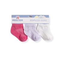 KIKKA BOO Бебешки Памучни Чорапи Терлички SOLID PURPLE 1-2 Години