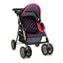 Moni Детска количка за кукли Pinky dots - 9352