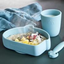 Силиконова купа Done by Deer Stick&Stay Ozzo Blue