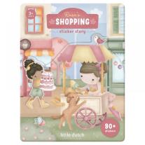 Книжка със Стикери Little Dutch Rosa’s Shopping