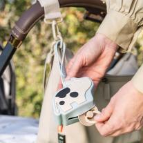 Силиконов Кутия за биберон Done by Deer Pouch Dotti Blue