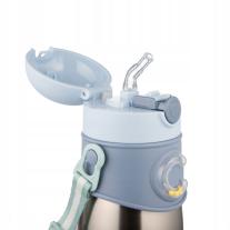 Canpol Чаша - термос със силиконова сламка 300 мл