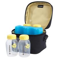 Medela Комплект Cooler Bag - чанта с четири шишета и хладилен акумулатор