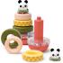 Бебешка играчка, Taf Toys, Кула с рингове за нанизване, Панда